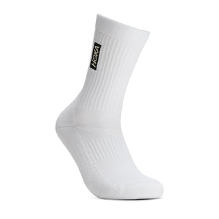 HOKA Unisex Lifestyle Crew Socks White