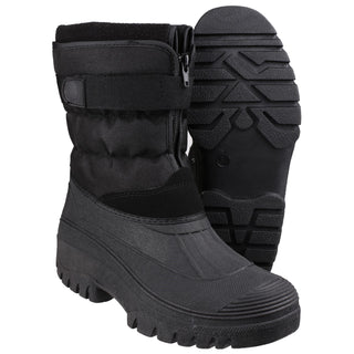 Cotswold Chase Touch Fastening Zip up Womens Winter Boots