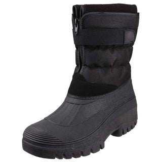 Cotswold Chase Touch Fastening Zip up Womens Winter Boots