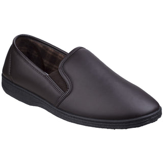 Fleet & Foster Visa Twin Gusset Mens Slippers