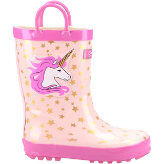 Cotswold Puddle Girls Waterproof Wellington Boots