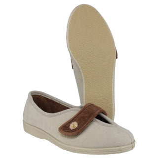 Mirak Andrea Touch Fastening Womens Slippers