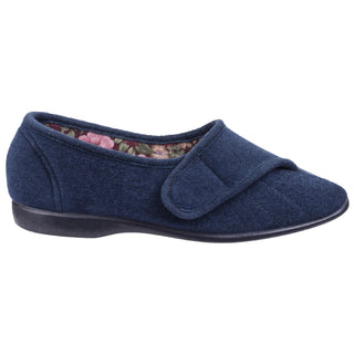 GBS Audrey Touch Fastening Womens Slippers
