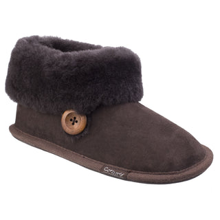 Cotswold Wotton Sheepskin Womens Bootie Slippers