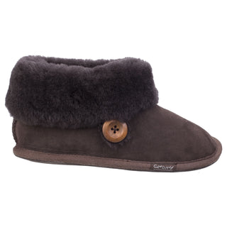 Cotswold Wotton Sheepskin Womens Bootie Slippers