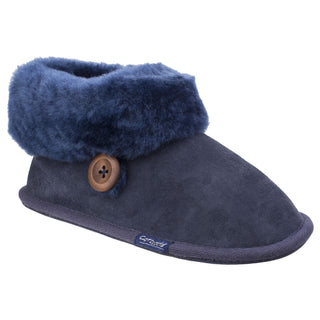 Cotswold Wotton Sheepskin Womens Bootie Slippers