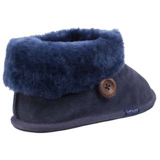 Cotswold Wotton Sheepskin Womens Bootie Slippers