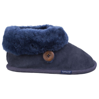 Cotswold Wotton Sheepskin Womens Bootie Slippers