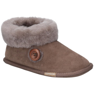 Cotswold Wotton Sheepskin Womens Bootie Slippers