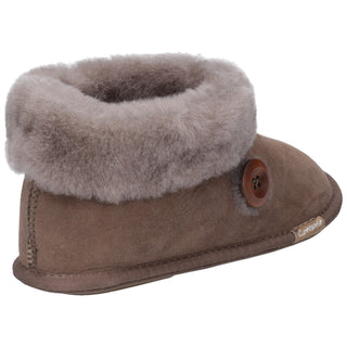 Cotswold Wotton Sheepskin Womens Bootie Slippers
