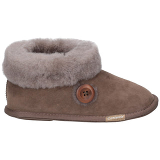 Cotswold Wotton Sheepskin Womens Bootie Slippers