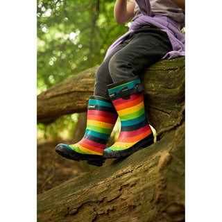 Cotswold Rainbow Kids Wellington Boots