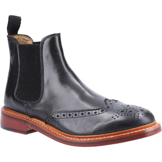 Cotswold Siddington Leather Mens Brogue Dealer Boots