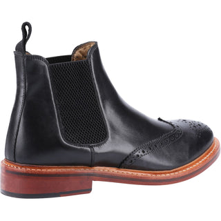 Cotswold Siddington Leather Mens Brogue Dealer Boots