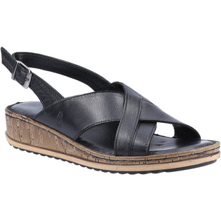 Hush Puppies Elena Cross Over Womens Wedge Sandals
