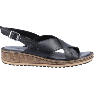 Hush Puppies Elena Cross Over Womens Wedge Sandals