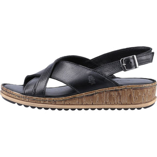 Hush Puppies Elena Cross Over Womens Wedge Sandals