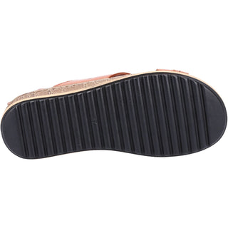 Hush Puppies Elena Cross Over Womens Wedge Sandals