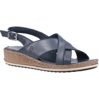 Hush Puppies Elena Cross Over Womens Wedge Sandals