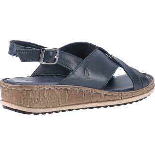 Hush Puppies Elena Cross Over Womens Wedge Sandals