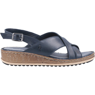 Hush Puppies Elena Cross Over Womens Wedge Sandals