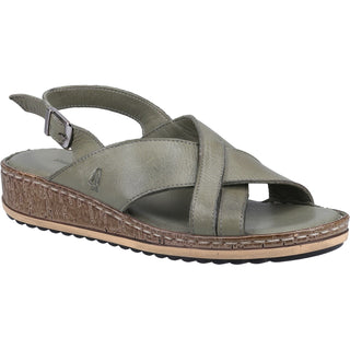 Hush Puppies Elena Cross Over Womens Wedge Sandals