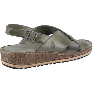 Hush Puppies Elena Cross Over Womens Wedge Sandals