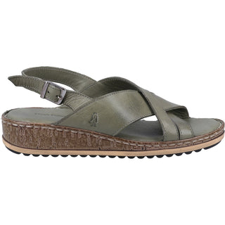 Hush Puppies Elena Cross Over Womens Wedge Sandals