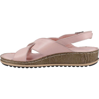 Hush Puppies Elena Cross Over Womens Wedge Sandals