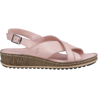 Hush Puppies Elena Cross Over Womens Wedge Sandals