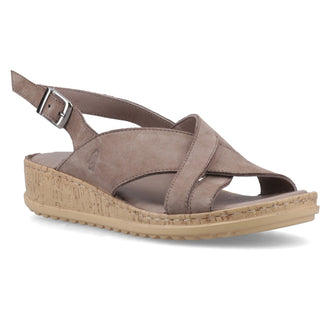 Hush Puppies Elena Cross Over Womens Wedge Sandals