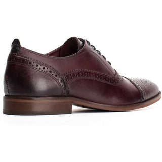 Base London Cast Washed Mens Brogue Shoes
