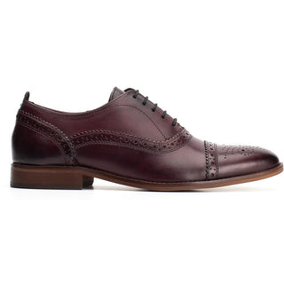 Base London Cast Washed Mens Brogue Shoes