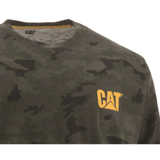 Caterpillar Trademark Banner Long Sleeve Mens T-Shirt