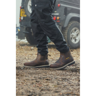 Caterpillar Powerplant Mens Safety Dealer Work Boots