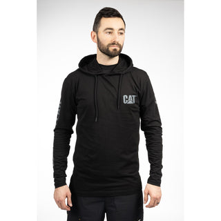 Caterpillar Hooded Mens Long Sleeve T-Shirt