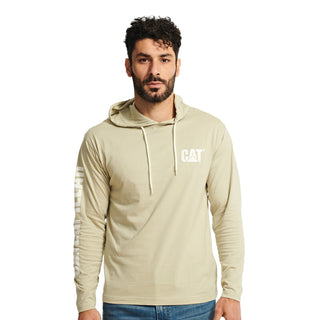 Caterpillar Hooded Mens Long Sleeve T-Shirt