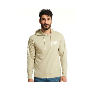 Caterpillar Hooded Mens Long Sleeve T-Shirt