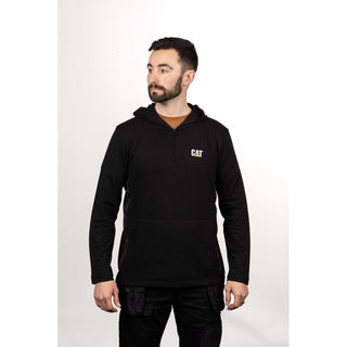 Caterpillar Coolmax Mens 1/4 Zip Hoodie
