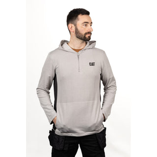 Caterpillar Coolmax Mens 1/4 Zip Hoodie