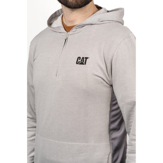 Caterpillar Coolmax Mens 1/4 Zip Hoodie