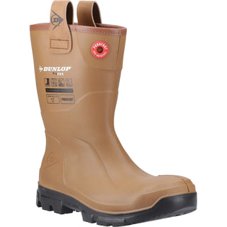 Dunlop Purofort RigPRO Safety Fur Lined Wellington Rigger Work Boots