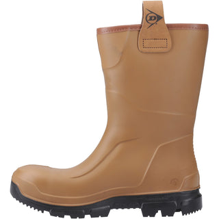 Dunlop Purofort RigPRO Safety Fur Lined Wellington Rigger Work Boots