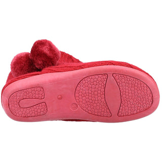 Fleet & Foster Apple Womens Knitted Bootie Slippers