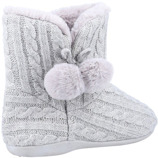 Fleet & Foster Apple Womens Knitted Bootie Slippers