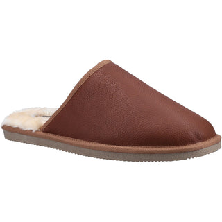 Hush Puppies Coady Mens Leather Slippers