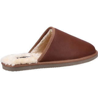 Hush Puppies Coady Mens Leather Slippers