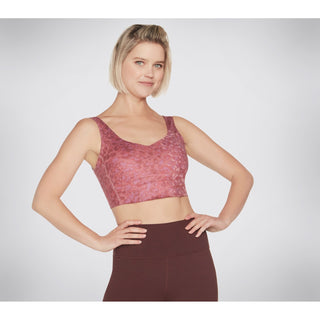 Skechers Gosculpt Leopard Womens Longline Bra