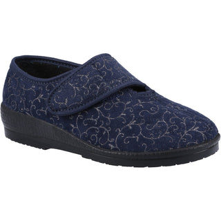 GBS Med Geraldine Ladies Wide Fit Classic Slippers