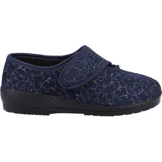 GBS Med Geraldine Ladies Wide Fit Classic Slippers